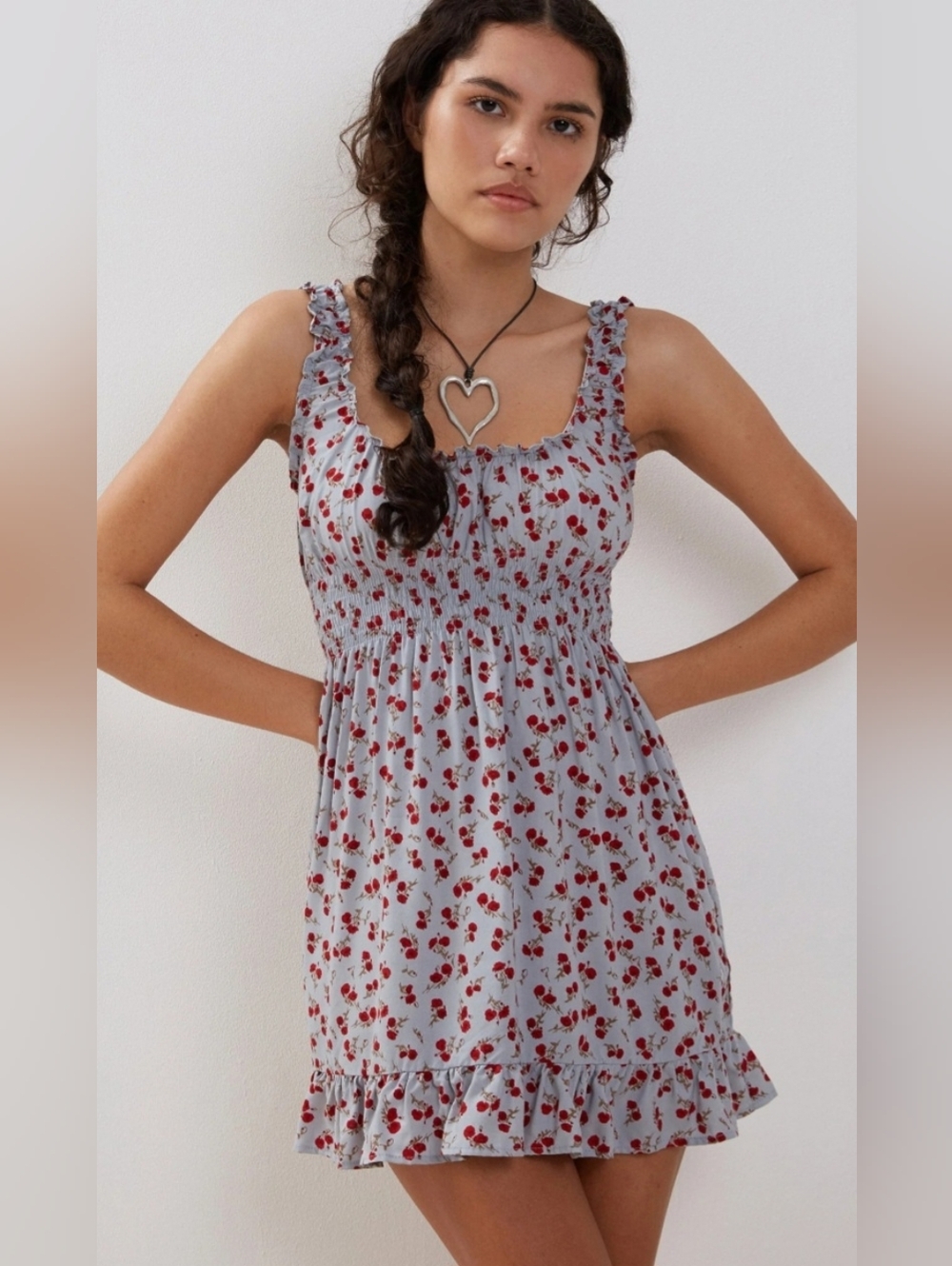 Motel Rocks Dress Women's Size XXS Purple Floral Print Mini Short Length